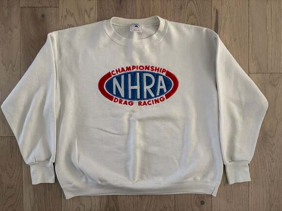 Delta Other - Vintage Delta Fifty-Fifty NHRA Drag Racing Championship Embroidered Sweatshirt